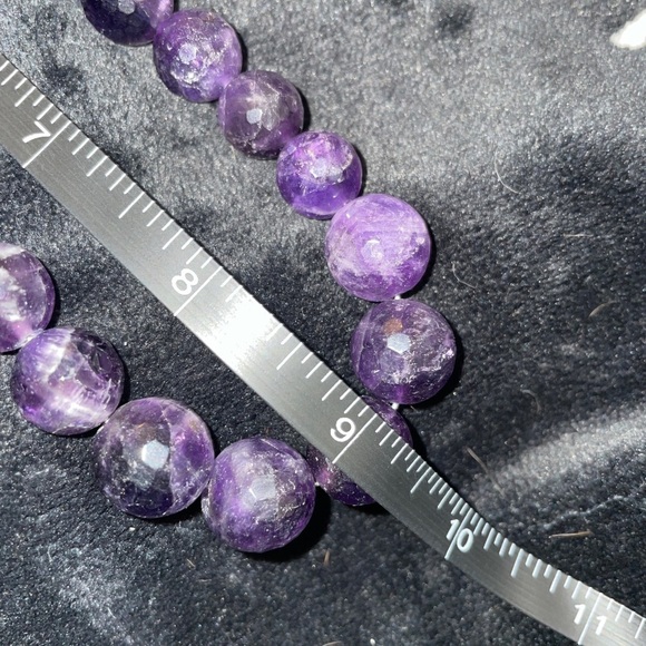 Amethyst & Turquoise bead necklace by Jay King - Picture 8 of 11